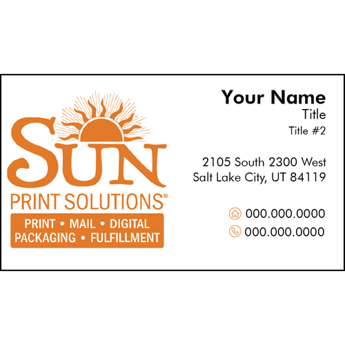 Show details for Sample Business Card - Custom Product