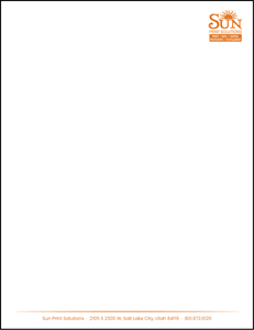 Show details for Sample Letterhead - POD Item